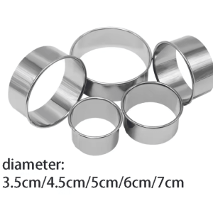 Stainless Steel Biscuit and Dough Cutting Mold Set