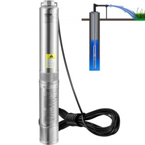 Stainless Steel Deep Well Submersible Pump, Head for Home Use