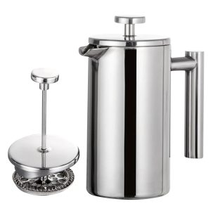 Stainless Steel French Press Coffee Maker Pot