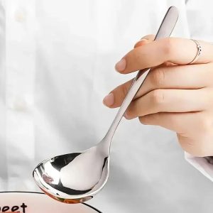 Stainless Steel Thickening Long-Handle Soup Ladle