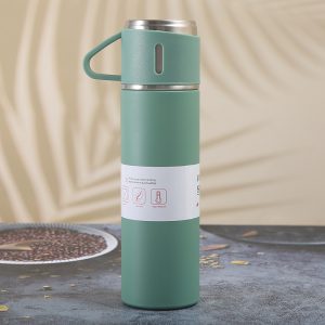 Stainless Steel Vacuum Flask Office Bottle, Business Style Thermos, Outdoor Hot Water Thermal Insulation
