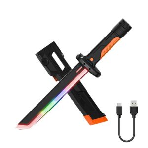 Star Spray lightsaber toy Double-Blade light up sword with Fog Glow Effect
