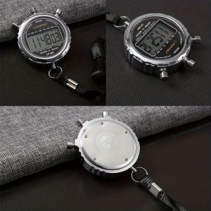 Stopwatch, Rain Proof Digital Timer For Sports, Timing, Coach, Competition, Referee, Training