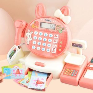 Supermarket Simulation Cash Register Set - Interactive Educational Grocery Toy