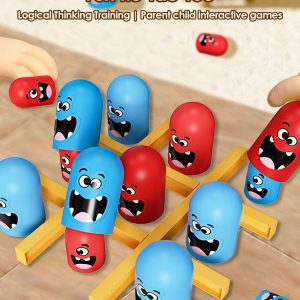 Table Board Intelligence Montessori Games Intellectual Gobble Game Three in a Row for Kids Fun Parent-Child Learning Toy