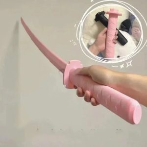 Telescopic Light Up Sword Toy - RGB LED Laser Saber for Kids 3+