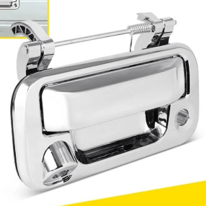 Textured Rear Tail Gate Handle, Tailgate Handle with Outside Camera Hole, Perfect Fit for Easy Installation