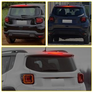 Third Brake Light Lamp, High Brightness LED Brake Stop Light, Waterproof for Cars