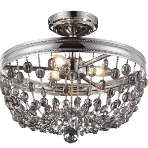 Three Light Semi-Flush Mount