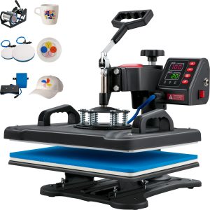 Transfer Printer, Digital Precise Temperature Control, Clamshell Sublimation, SucceBuy Heat Press Machine