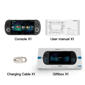 Trimui Smart Pro Handheld Game Console, 4 96 IPS Screen, Linux System, RGB Lighting, Retro Video Game Player & Gift