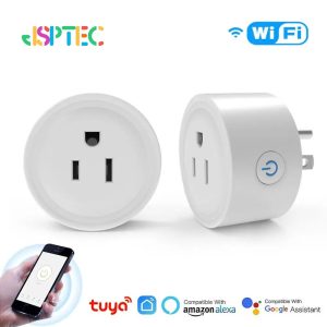 Tuya Smart WiFi Plug JP/US/UK Standard Wireless Outlet, Works with Alexa & Google Home, Remote Control & Timer