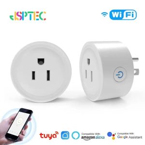 Tuya Smart WiFi Plug US Standard Wireless Outlet - Remote Control Smart Home Appliance Compatible with Alexa & Google