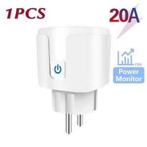 Tuya WiFi Smart Plug EU 16 A/20 A With Power Monitoring, Timer and App Control