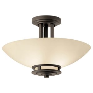 Two Light Semi Flush Mount