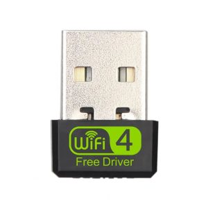 USB WiFi Adapter 150Mbps Wireless Network Card, Fast Secure Connection Dongle for PC/Laptop, CD-Free Driver Install