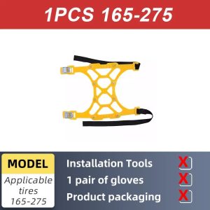 Universal Anti Slip Tire Traction Chains