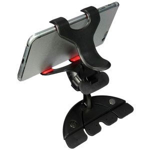 Universal CD Phone Holder, CD Slot Car Phone Holder, Rotation Adjustable Phone Holder for Samsung Huawei iPhone