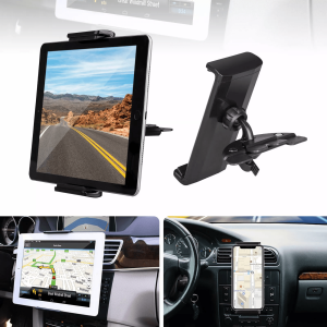 Universal Car CD Slot Mount Holder for iPad, Galaxy Tab, Tablet