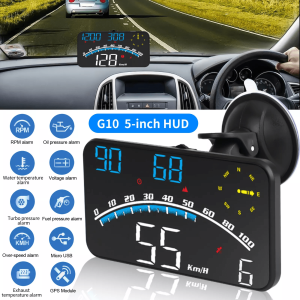 Universal Digital Speedometer GPS HUD Display with Overspeed Warning