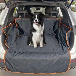 Universal Fit SUV Cargo Liner, Waterproof Trunk Seat Protector for Pets, Dogs, and Outdoor Adventures