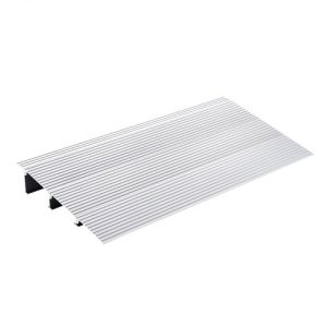 VEVOR Door Threshold Ramp, 3" Rise, 800 lbs Load Capacity, Door Ramp for Wheelchairs, Aluminum Threshold Ramp for Doorways, Adjustable Modular Threshold Ramp for Wheelchairs, Scooters, Power Chairs