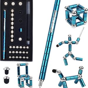 Versatile Magnetic Pen, Capacities Stylus, Stress Relief Magnet Pen Gift Set for Students