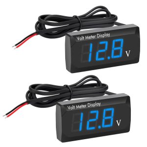 Voltage Gauge Digital LED Voltmeter Panel Meter