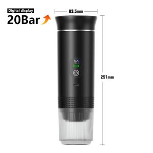 Wireless Portable Espresso Coffee Machine For Home, Car, And Travel