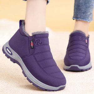 Women's High Top Fleece-Lined Winter Snow Boots