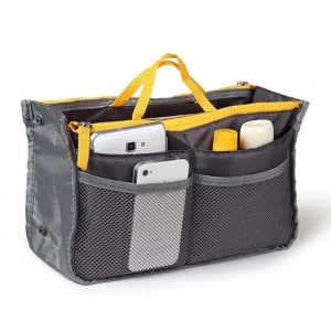 Women's Toiletry and Cosmetic Bag, Travel Makeup Storage, Organizer Case Box, Multi-Purpose Nylon Bag