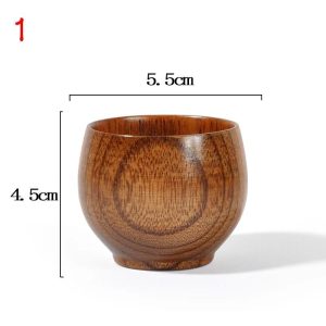 Wooden Big Belly Cup Handmade from Natural Spruce