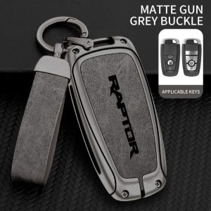Zinc Alloy Car Key Case Cover for Ford F150 Raptor Remote Control Protection