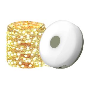 2-in-1 Rechargeable Camping String Lights Waterproof USB Portable Tent Light