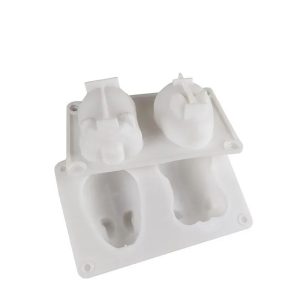 3D Easter Bunny Silicone Mold for Cakes, Chocolate & Desserts