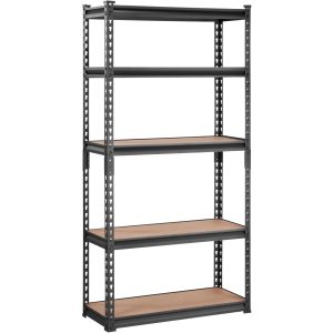 5 Tier Adjustable Garage Storage Rack Capacity Shelving Unit