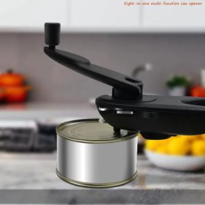 8-in-1 Multi-Function Jar & Can Opener - Heavy Duty Kitchen Opening Tool