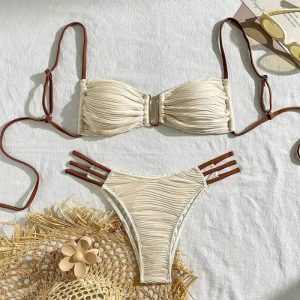 Brazilian Bikini Set, Push Up Female Swim Wear Bathing Suits for Pool Bather