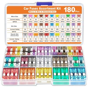 Car Fuse Assorted Kit Complete Automotive Fuse Kit with Puller Tool for Safe and Convenient Fuse Replacement