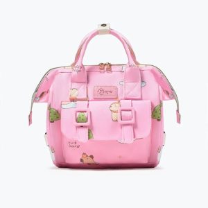 Cartoon diaper bag backpack for Moms - Durable maternity backpack with Multi-Pocket Travel Storage