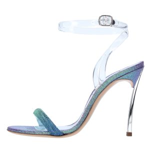 Casadei Sandals Clear Blue