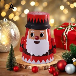 Christmas Cookie Tins with Lids Holiday Gift Storage Containers Set