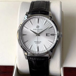 Classic Business Leather Quartz Watch for Men with Calendar