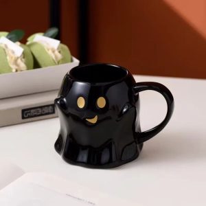 Creative Cartoon Elf & Ghost Holiday Ceramic Mug