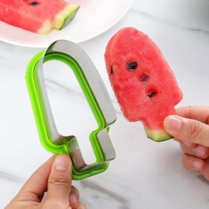 Creative Watermelon Popsicle Cutter Mold - Fun Fruit Cutter Shapes & Watermelon Slicer Tool