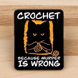 Cute Black Cat Enamel Pin Cozy, Whimsical Accessory for Your Bag, Hat, or Collar