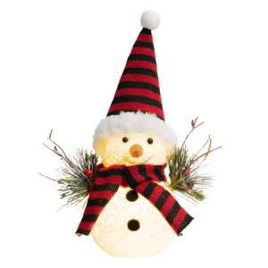Cute Luminous Christmas Snowman Doll - Festive Holiday Toy Gift