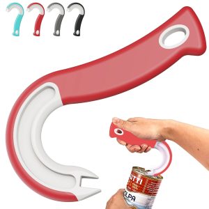 Easy-Grip Hook Can Opener - Precision Pull-Tab & Bottle Opener Tool
