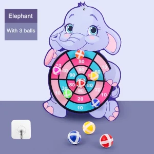 Educational Dart Board for Children Fun Indoor Sports Game, Montessori Inspired Learning Activity