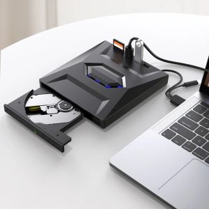 External CD/DVD Drive USB Writer & Burner for PC and Laptop Portable Optical Drive for Windows